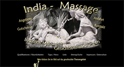 Desktop Screenshot of india-massage.de