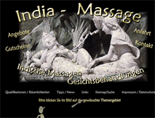 Tablet Screenshot of india-massage.de